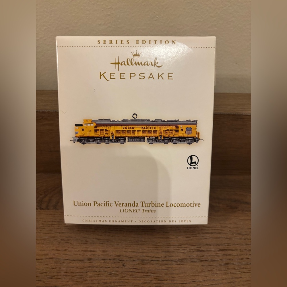 Vintage 2006 Hallmark Ornament-‎ Lionel Union Pacific Veranda Turbine Locomotive